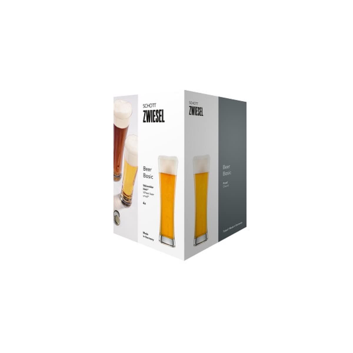 Schott Zwiesel Beer Basic 130005 Tarwebier Glazenset 4 Stuks Glas In De Kleur Kristal 03 L Afmetingen 74 Cm X 74 Cm X 217 Cm