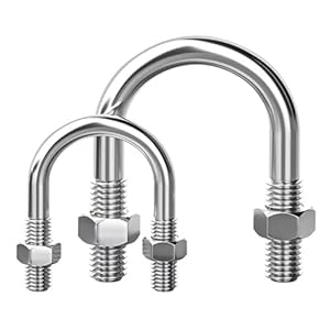 Clenea CLENEA Edelstahl U-Bolzen 2er-Set