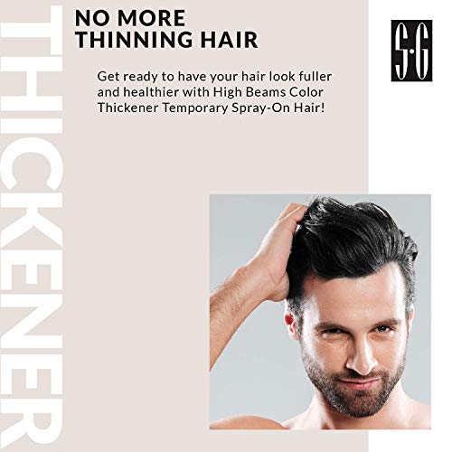 Salon Grafix High Beams Color Thickener Spray Jet Black miniatura 3