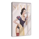 NCUDANK Schneewittchen-Leinwand-Poster, 