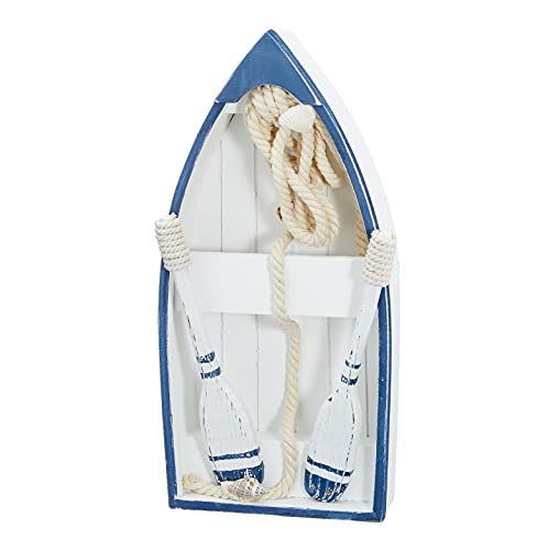 Meinposten Bootsregal Regal Boot weiß 34x18 cm Holzregal Schiff Shabby...