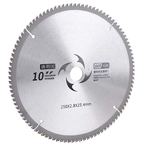 Cutting Discs Hard Alloy Circular Cutting Discs Saw Cutting Blade Circular Saw Cutting Blade with Gasket for Wood Processing 100T 120T Optional Teeth(100T)