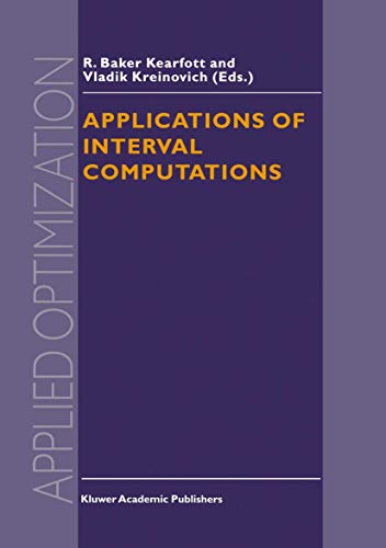 Applications of Interval Computations: 3 (Applied Optimization) view 2