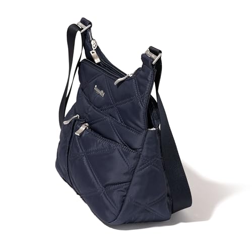 Image of Baggallini Crossbody Travel Bag 11x8.5 Lightweight Water-resistant Nylon Handbag