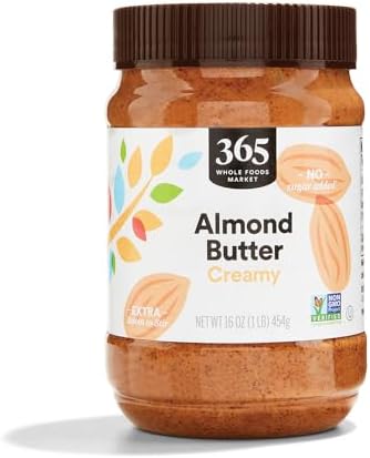 365 by Whole Foods Market, Almond Butter Creamy, 16 Ounce