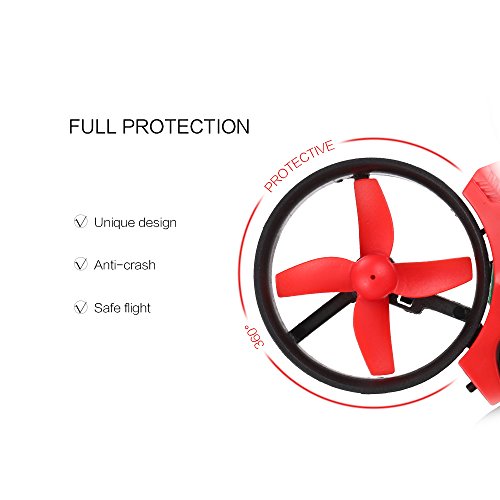 GoolRC Mini Drone with 3D Flips, Headless Mode, One Key Return, Full Protectors, H/L Speed, Anti Crush UFO RC Quadcopter