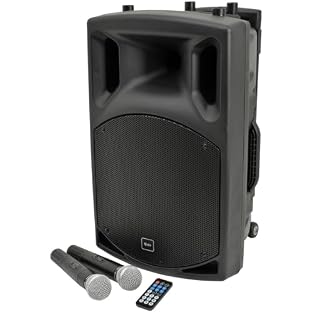 Bigger Sound for Larger Spaces | 15" driver delivers deeper bass and stronger projection, solving weak sound issues in open or busy environments No Complex Setup Needed | All-in-one pa system portable design removes the need for separate mixer or equ...