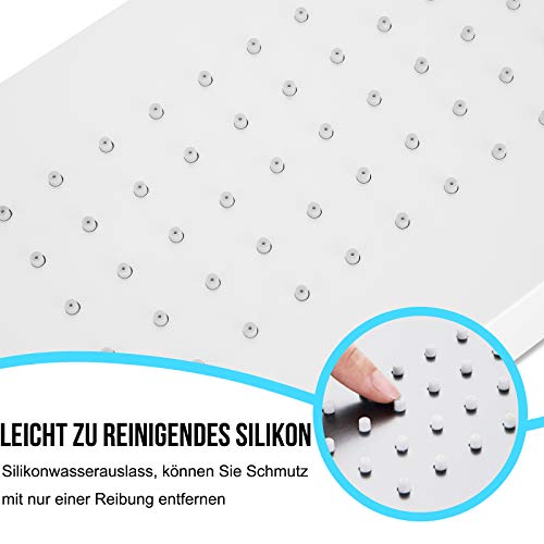 Aufun Pannello doccia in acciaio inox con doccia a...