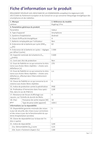 Ulefone Rugking 3 Pro Cellulare Android 15, 5700Mah Ai Rugged Smartphone 16GB+128GB/SD-2TB, Octa-Core 48MP+8MP Telefono Impermeabile 6.56" 120Hz, 120LM Super Torcia/3-Slots/Otg/Nfc/Gps Orange - 12