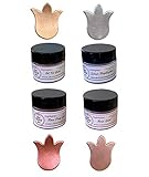 HIGHLIGHTER DUST SET XII (4 colors) 24 K/SILVER/ROSE PINK GOLD/ROSE GOLD (4 grams each container) By...