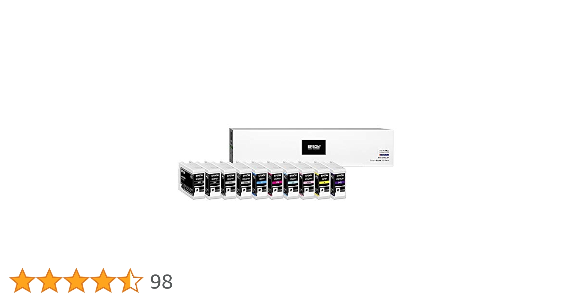 EPSON IC10CL97 インクカートリッジ 10色セット ヨドバシ.com - エプソン EPSON インクカートリッジ 10色インク