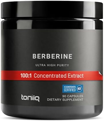 Toniiq NSF Certified Ultra High Strength Berberine HCl from The H...