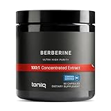 Toniiq NSF Certified Ultra High Strength Berberine HCl from The Himalayas - 100:1 Concentrated Extract - Lab-Tested 97% Berberine HCl - 90 Vegetarian Capsules, 500 mg per Capsule
