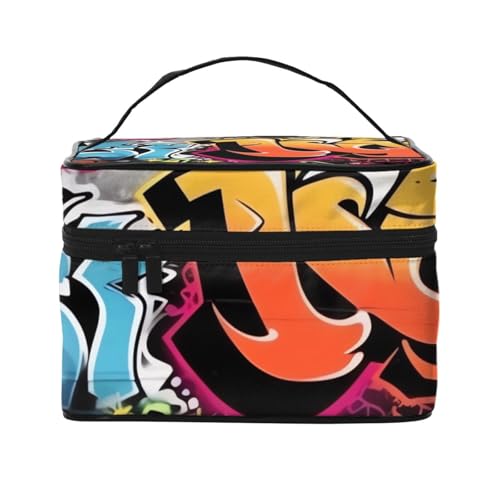 Trousse de maquillage graffiti nomade pour vos voyages et déplacements