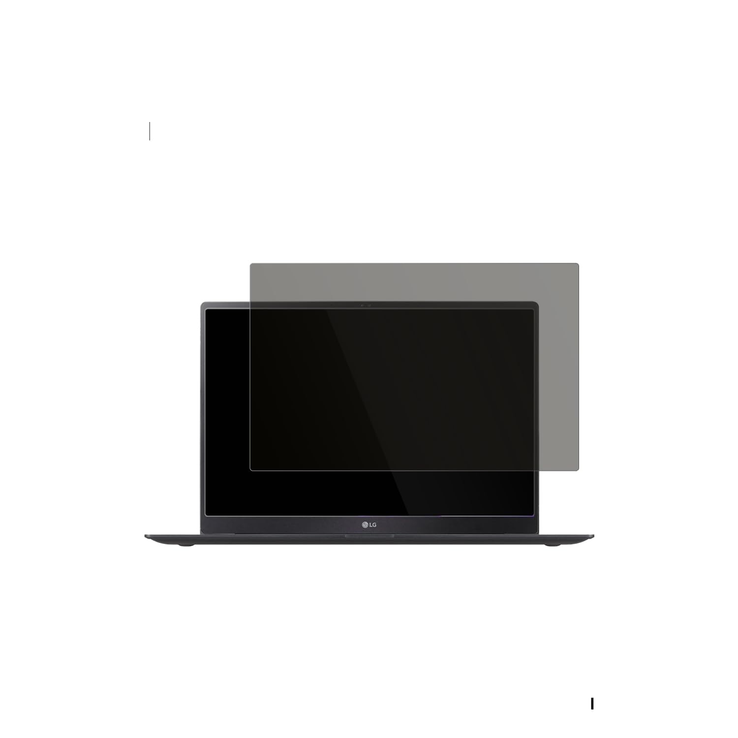 dipos Blickschutzfolie für LG Gram Pro 17 2025 | Displayschutz matt mit 4-Wege Sichtschutz-Effekt, Privacy Filter, passt perfekt, kratzfest, blasenfrei, selbstklebend