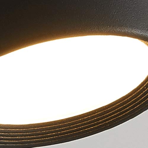 Foco COB negro para pasillo y dormitorio de estilo nórdico 7