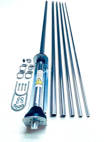 Sigma Venom 5/8 wave Silver Rod CB Base Station antenna 10 & 11 Meters