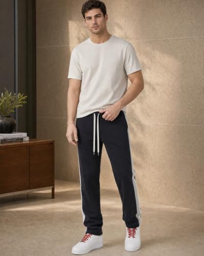 Image of Nobero Joggers for Men | Trackpants for Men | Elasticated Waist with Drawcord | Soft & Breathable Fabric | Casual Everyday Wear