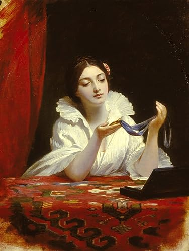 Tableau Toile Charles Robert Leslie pour Salon | Peinture Décorative Murale