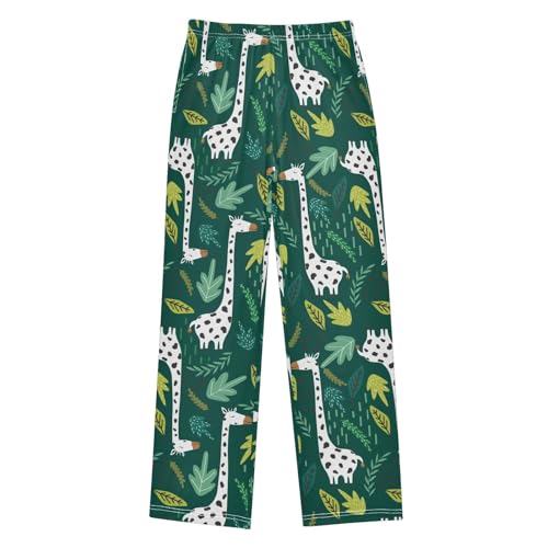 ZZXXB Pineapples Fruit Boys Long Pants Soft Trousers Elastic Waist