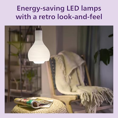 Philips Classic A60 LED Bulb, 60 W, Clear, E27 Socket, Warm White 2700 K, 3 Pack - Image 3