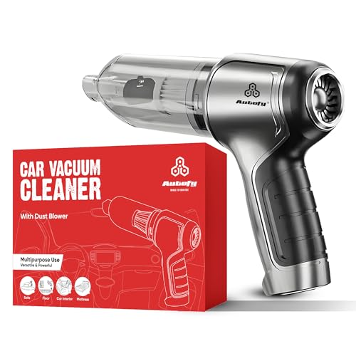 Image of Autofy Storm 2 [4-in-1] Powerful & Fully Wireless Car Vacuum Cleaner Air Blower - 12000PA 2.5X More Suction Power - BLDC Long Life Motor - 2 Suction Speeds - 25 mins Runtime (24 Months Warranty)