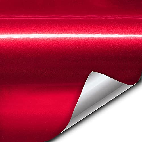 Vvivid Gloss Metallic Red Air-Release Adhesive Vinyl Pinstripe Tape Roll (2 Inch X 20Ft) #TOP1