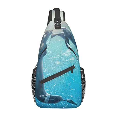 Sac de poitrine pour hommes Winter The Dolphin idéal pour voyages et trajets urbains