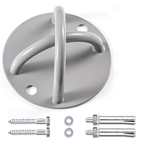 Mount Wall and Ceiling Mount for Suspension Straps Wall Mount Anchor for Body Weight Strength Training Systems, Aerial Yoga Swing & Hammock, Battle Ropes, Boxing Equipment