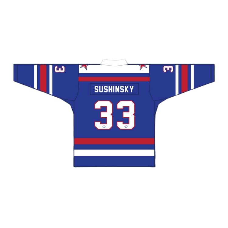 SKA St. Petersburg KHL Hockey Jersey, Blue, Customizable Name and Number Sewn