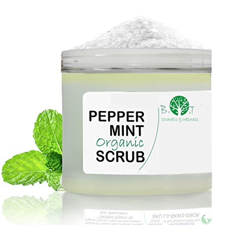 B.O.T cosmetic & wellness Exfoliante Refrescante Con Menta Bio, Sal Epsom Y Aceites De Jojoba, Aguacate Y Cártamo… - Imagen 3