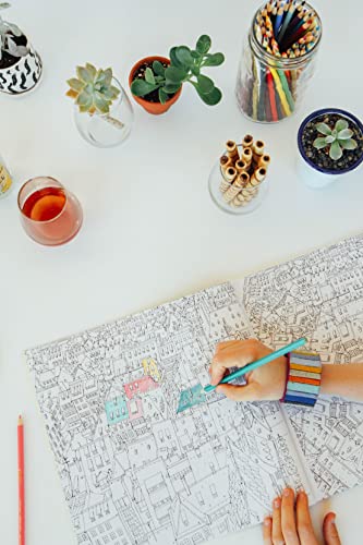 Fantastic Cities: A Coloring Book of Amazing Places Real and Imagined - Image 5