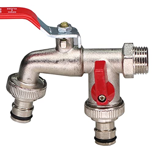 Vanne à bille IBC 1/2 en laiton usiné pour cuve de récupération d'eau