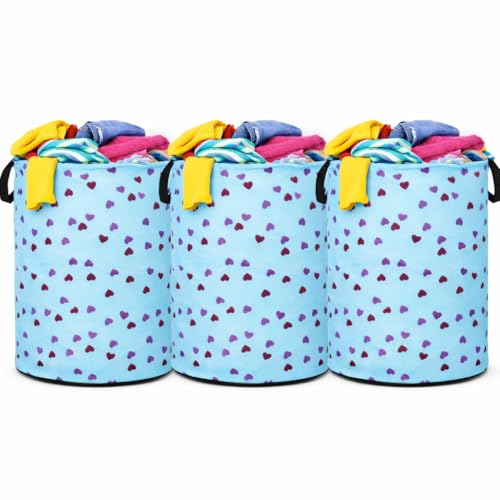 Image of Laundry Bag /Laundry Basket /Clothes Storage Box /Storage Basket /Storage Bag, 48L (Blue-3)