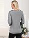 Tfovorlein Womens Short Sleeve Clothes After Rotator Cuff Surgery Hospital Must Haves After Shoulder Surgery Top Grey XL
