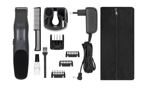 WAHL Groomsman máquina de barbear elétrica de precisão, sem cabo e com bateria recarregável, para barbas longas e curtas, para o corpo, nariz e orelhas