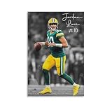 BATWHO Jordan Love Print Canvas Poster Unframe:12x18inch(30x45cm)