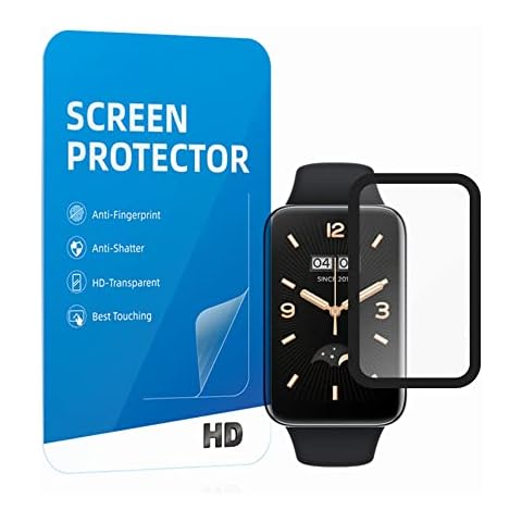 MIHENCE Compatible with Xiaomi Mi Band 7 Pro Screen Protector and Case Cover