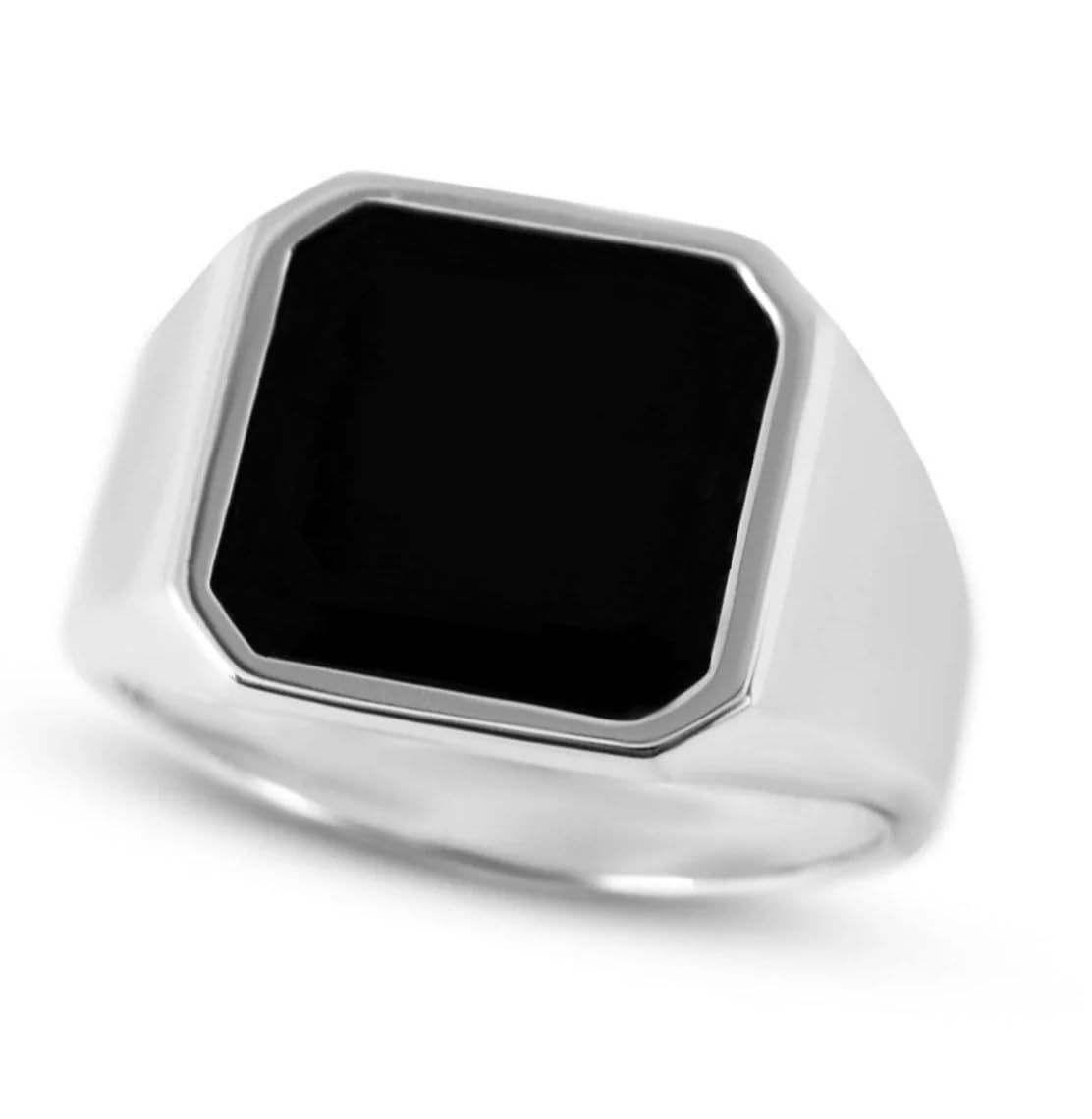 Bigwheels 19 No. Size Geometric Polygon Cushion Gem Stone Dripping Glue Black Square Enamel Sand Shell Male Punk Thumb Finger/Knuckle Signet Ring For Mens & Boys (B0CYCNQVWC) Amazon Price History, Amazon Price Tracker