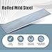Tandefio Hot Rolled Mild Steel Plate Steel Flat Plate Sheet Weldable Flat Stock Black Metal Sheet for Cutting, Industrial Machinery Manufacturing Residential(2 Pcs,3 x 12 Inch)