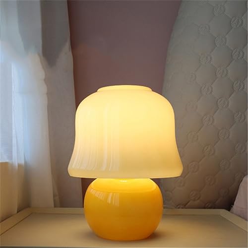 Lampe de bureau lumière chaude atmosphère rétro champignon modèle D