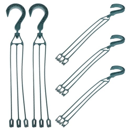 VALICLUD 5�Z�b�g�A�ؔ��p�v���X�`�b�N�݂艺���t�b�N 360�x��]�\�|�b�g�n���K�[ ���O�o���R�j�[ ��p�A���݂邵��