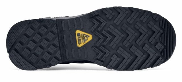 Shoes for Crews Redrock, Men's, Women's, Unisex 6 Inch Composite Toe Work Boots, Slip Resistant, Water Resistant, Black