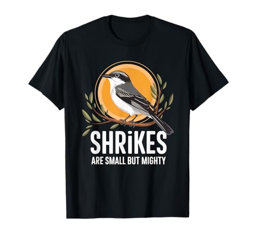 Shrike – Unique Birdwatching Design T-Shirt