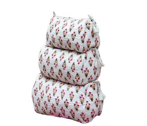 Sacs indiens faits à la main en coton matelassé chic