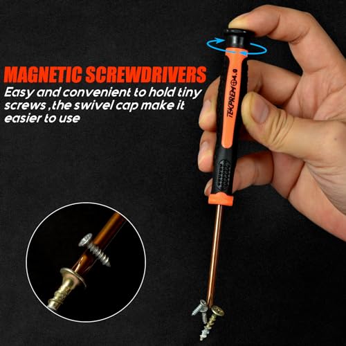 Cleaning & Opening Repair Kit for PS5 PS4 PS3,TEKPREM 14 in 1 Screwdriver Set with T9 Torx Screwdriver & PH00,Ph0,Ph1 Phillips Screwdrivers,Brushes,Tweezers for Sony Playstation 5/4/3 & Controller