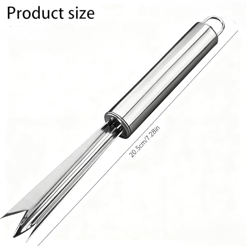 Image of Pineapple Cutter, Pineapple Eye Remover Tool for Kitchen, Outdoor Cooking and Travel, 20.5 cm