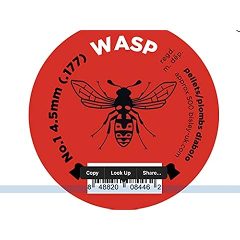 iHunter Bisley Wasps .177/4.50mm Airgun Pellets (500ct) L636 Cover