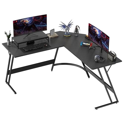 Yansee Gaming Tisch L Form, Eckschreibtisch für Gamer, Gaming Schreibtisch L Form, Groß...