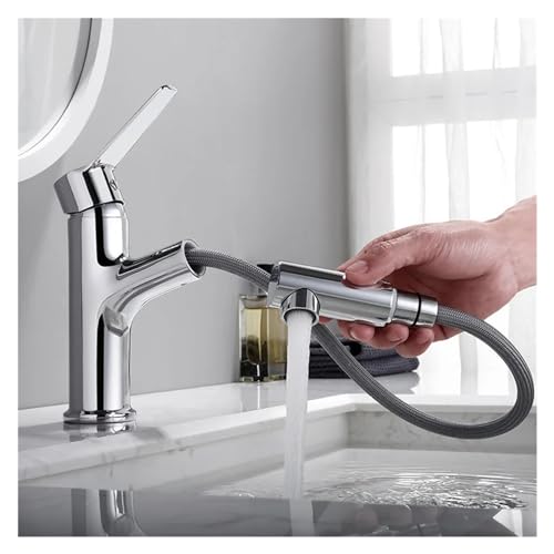 Robinet extractible multifonction pour optimiser le lavage de votre lavabo
